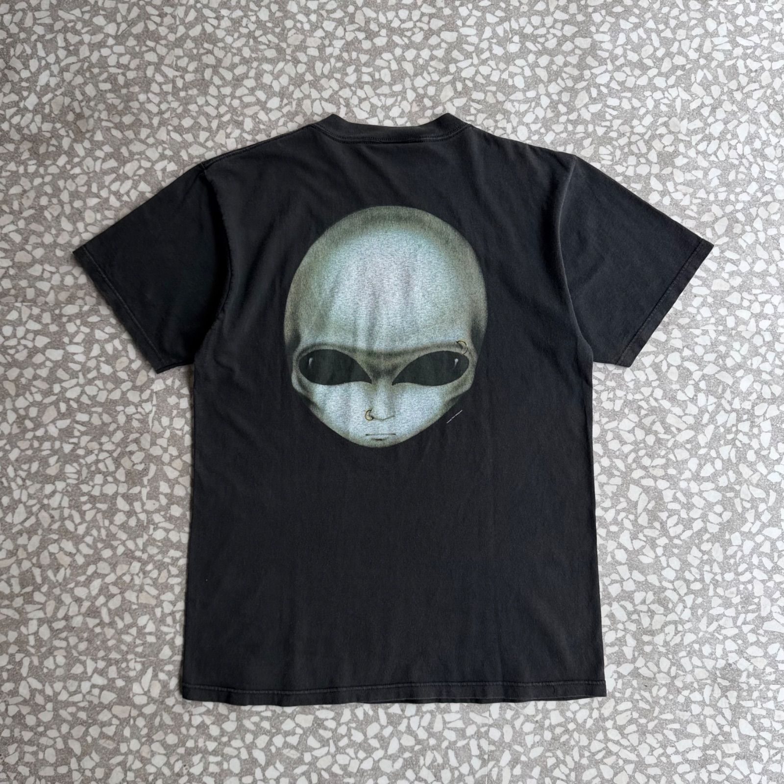 TULTEX / 90’s usa製 ALIENATED T-shirt size L タルテックス アメリカ製 エイリアンTシャツ フォト 顔 UFO ツラ抜群 sk8 TULTEX / 90’s usa製 ALIENATED T-shirt size L タルテックス アメリカ製 エイリアンTシャツ フォト 顔 UFO ツラ抜群 sk8