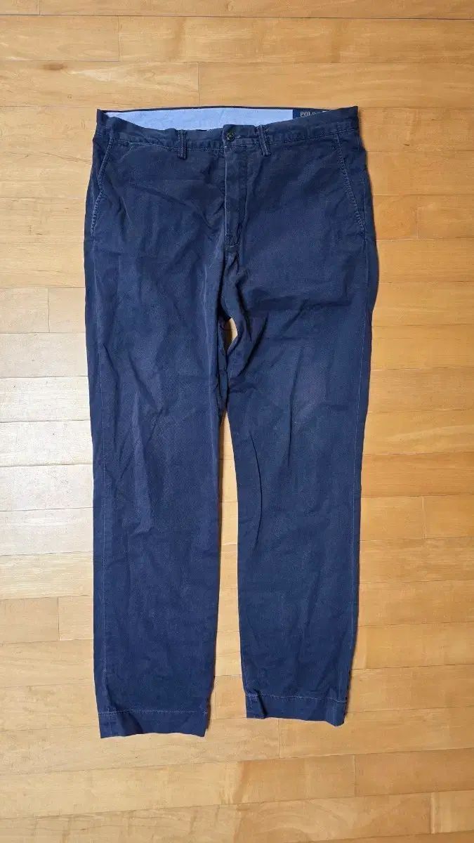 ポロ POLO ラルフローレン ネイビー コットン パンツ 34
