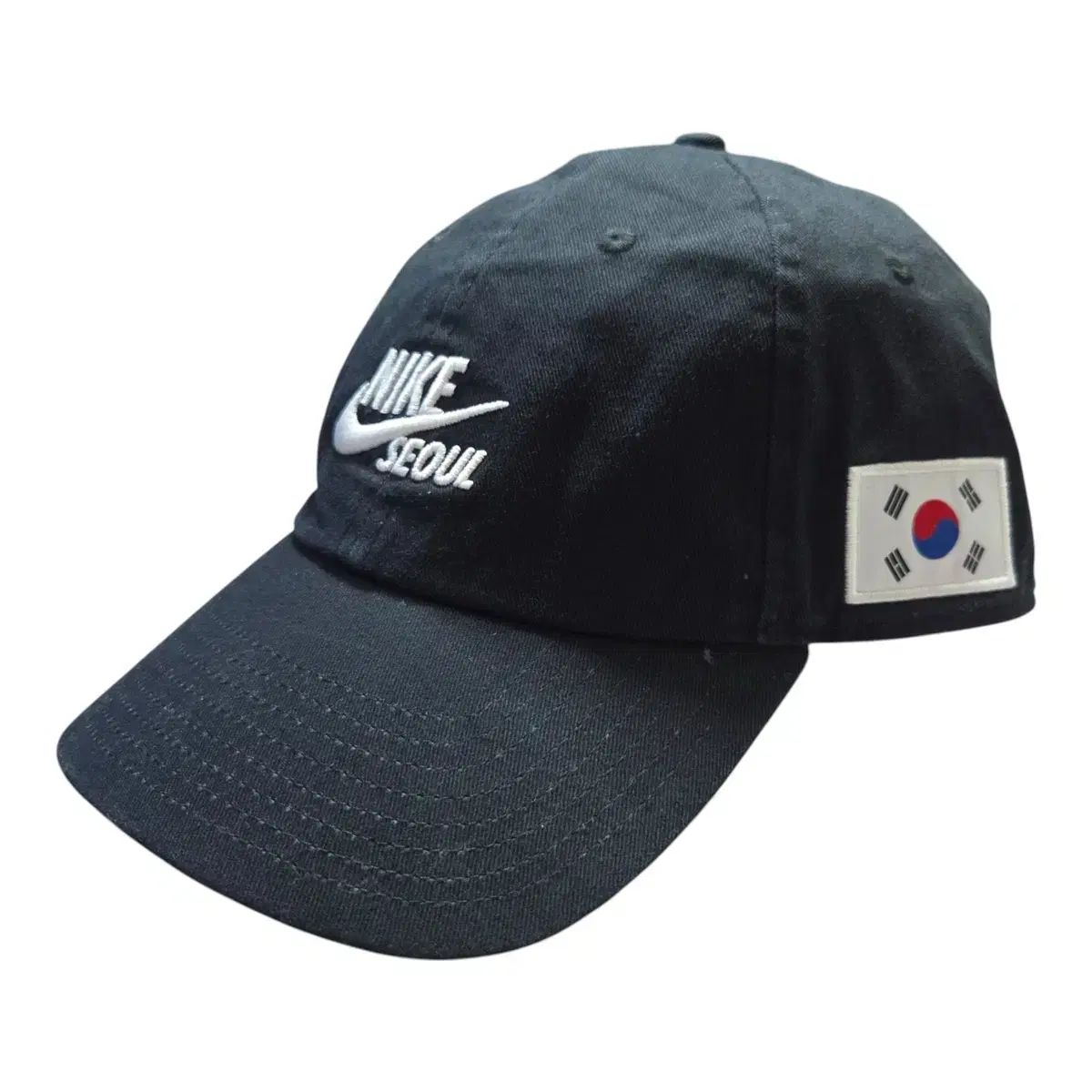 (即日発送) NIKE SEOUL 限定モデル コリア ベースボールキャップ 国뽕キャップ ブラック 帽子