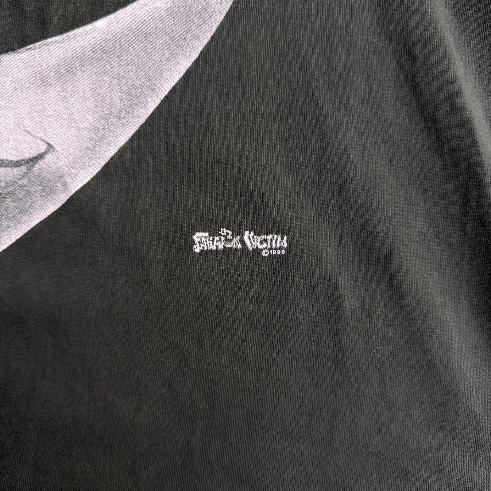FASHION VICTIM / 90’s usa製 ALIAN T-shirt size XL タルテックス　アメリカ製　エイリアンTシャツ　フォト　顔 UFO 　ツラ抜群 sk8