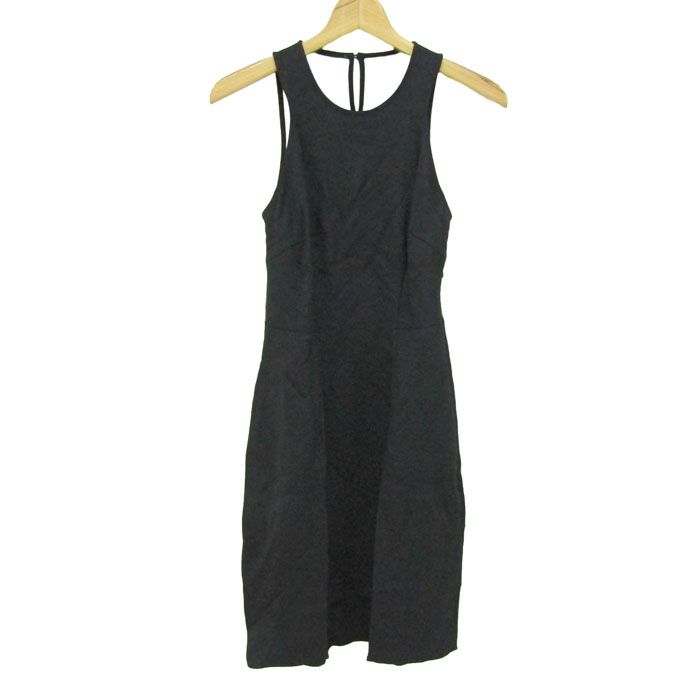 エリザベッタ・フランキ ノースリーブワンピース トップス ドレス イタリア製 レディース ﾌﾘｰサイズ ブラック Elisabetta Franchi 【中古】