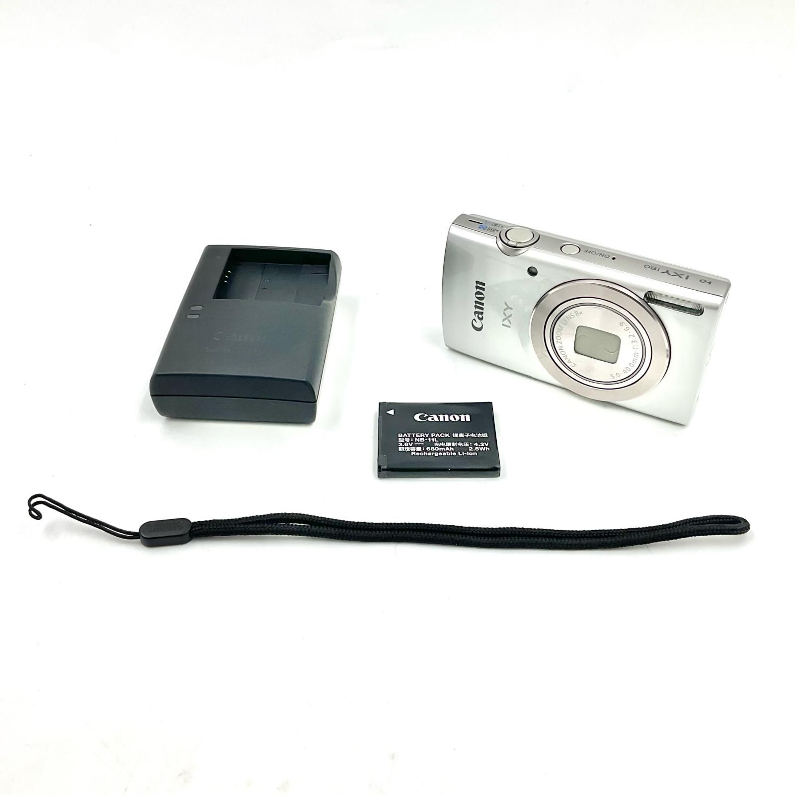 全額返金保証】【最速発送】Canon コンパクトデジタルカメラ IXY 180 