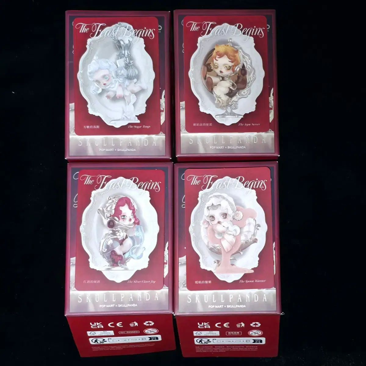 POP MART正規品/未開封/定価以下 Skull Panda (スカルパンダ) ディノ・イチャン (DINO・イチャン) フィギュア 4種 まとめ POP MART正規品/未開封/定価以下 Skull Panda (スカルパンダ) ディノ・イチャン (DINO・イチャン) フィギュア 4種 まとめ