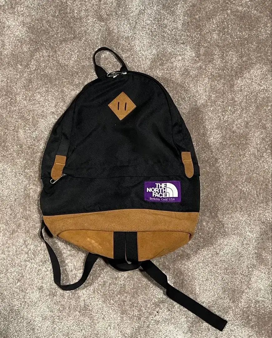 THE NORTH FACE パープルラベル ミディアム デイパック ブラック スウェード