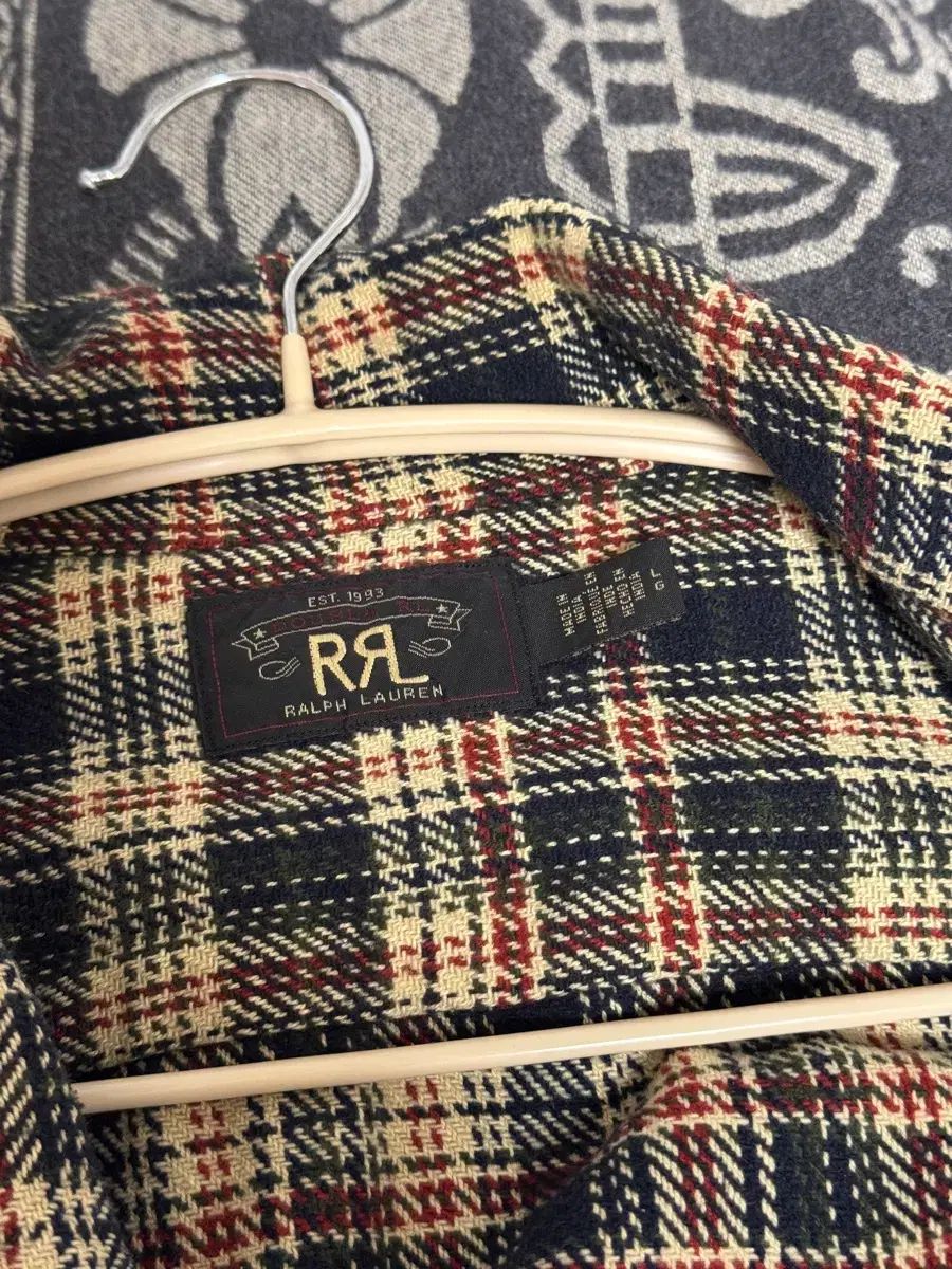 RRL(ダブルアールエル) フランネル プレイド キャンプシャツ L