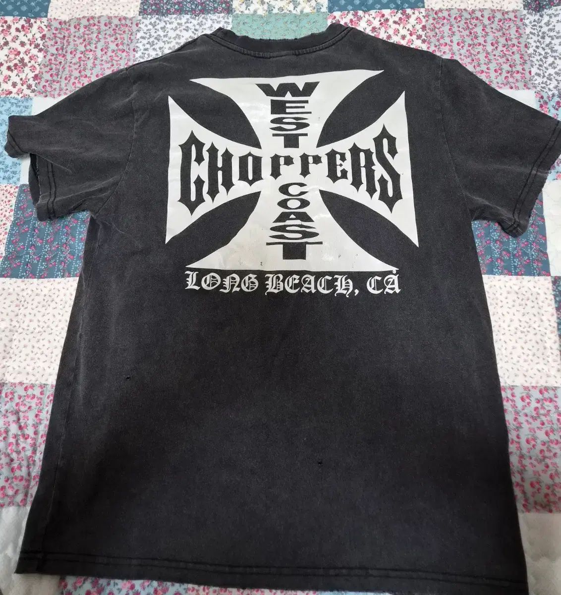 VTG ウェスト コースト チャパーズ アイアン クロス Tシャツ VTG ウェスト コースト チャパーズ アイアン クロス Tシャツ