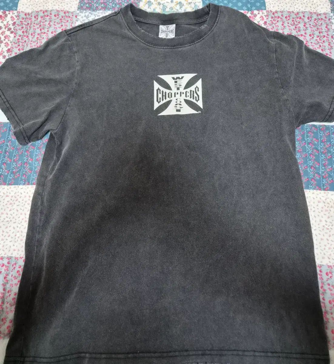 VTG ウェスト コースト チャパーズ アイアン クロス Tシャツ VTG ウェスト コースト チャパーズ アイアン クロス Tシャツ