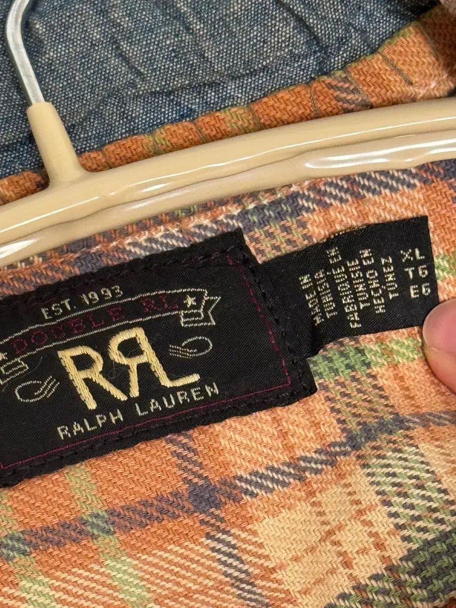 RRL(ダブルアールエル) リー ペァード プラッド ツイル キャンプシャツ XL RRL(ダブルアールエル) リー ペァード プラッド ツイル キャンプシャツ XL