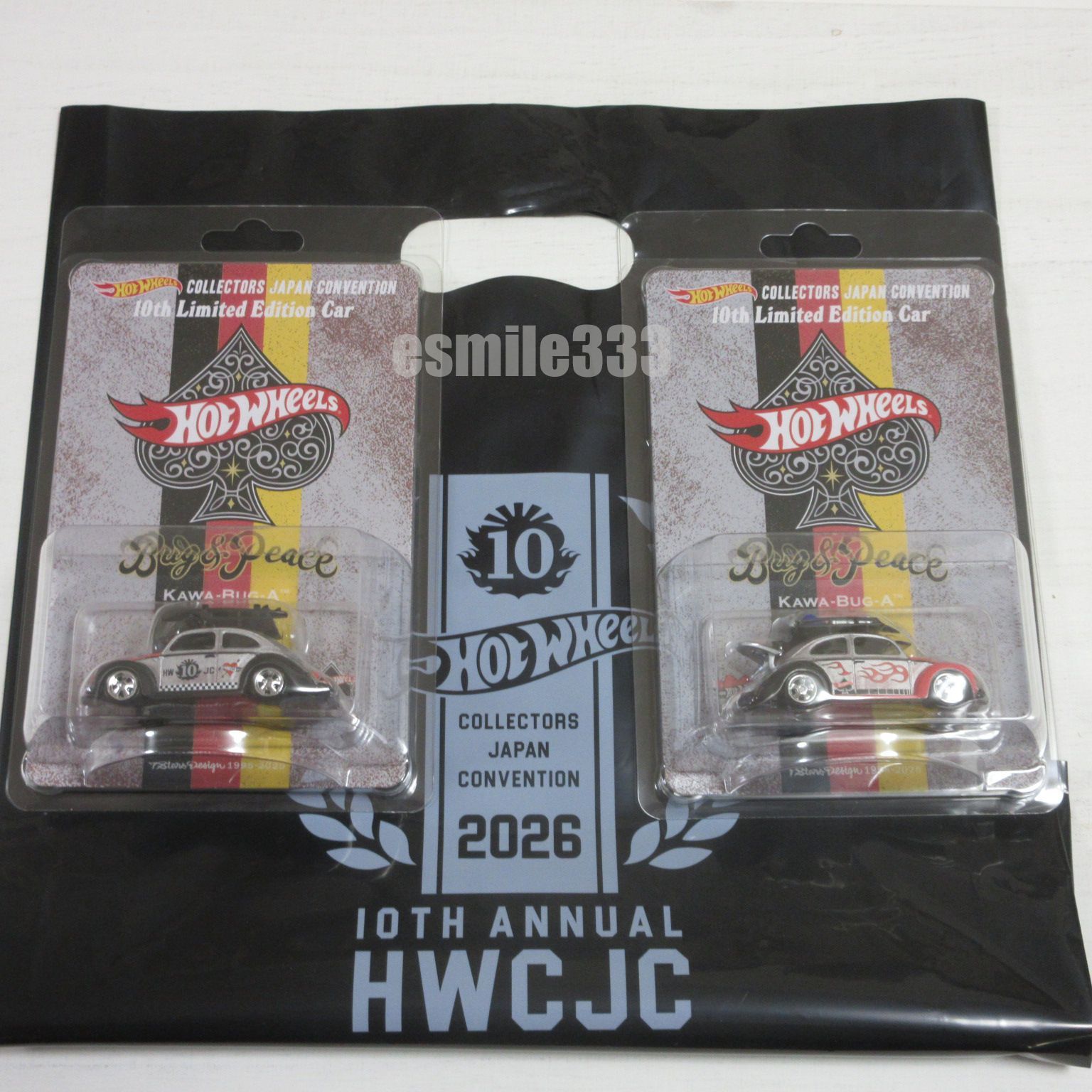 【送料無料★匿名配送★新品★ダンボール梱包】2026 ミニカーアゴーゴー限定 ホットウィール ジャパン コンベンション カー 右+左向きセット
