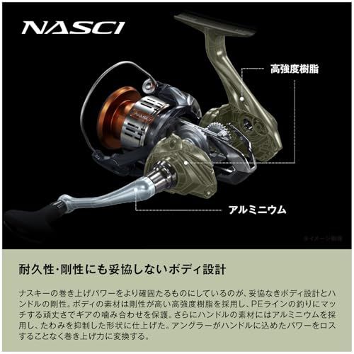 フィッシング スピニングリール C500 ブラック/レッド406④