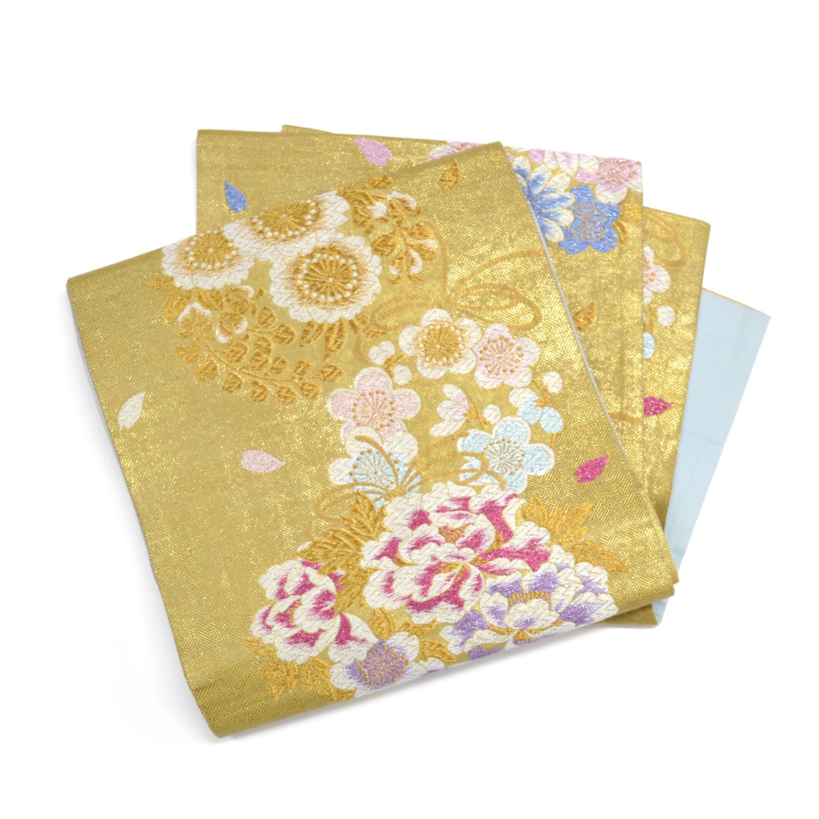 美品》正絹 振袖6点セット M〜LLサイズ 成人式 振袖セット パール