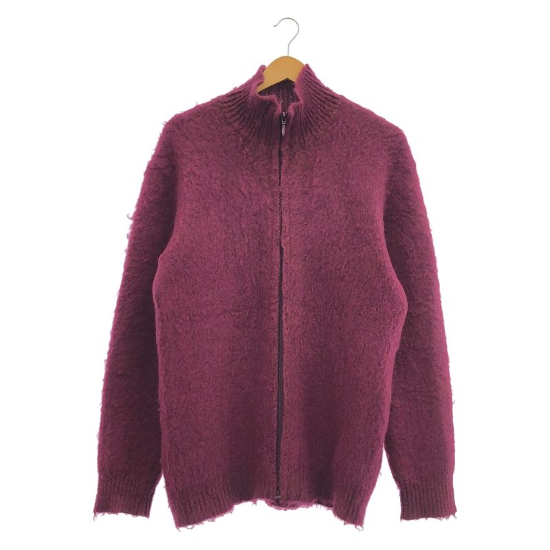 【中古】NEEDLES Zipped Mohair Cardigan サイズM パープル NS283[91]