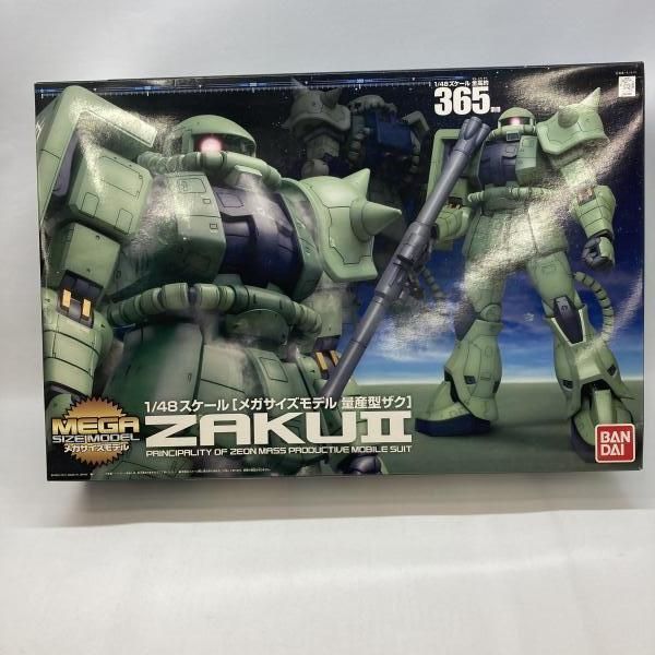 【中古】ｶﾞﾝﾀﾞﾑ）バンダイ メガサイズモデル MS-06 量産型ザク 1/48 機動戦士ガンダム[97][240097243891]