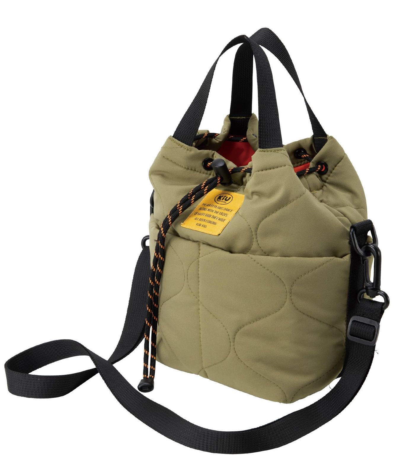 KiU キウ パデットポケッタフルミニバッグ PADDED POCKETFUL MINI BAG 防水 撥水 ユニセックス メンズ レディース 男女兼用 ショルダーバッグ ハンドバッグ 2way キルティング ポケット おしゃれ かわいい カジュアル シンプ★