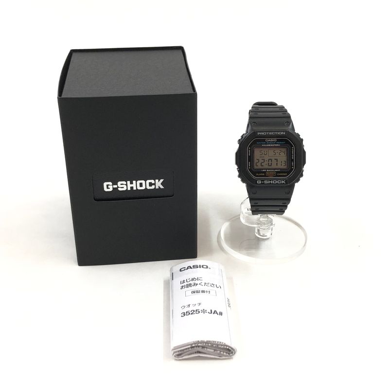 【中古品】G-SHOCK ジーショック 5600 SERIES DIGITAL WATCH DW-5600UE-1JF デジタル 腕時計【196-260524-hn-05-fur】