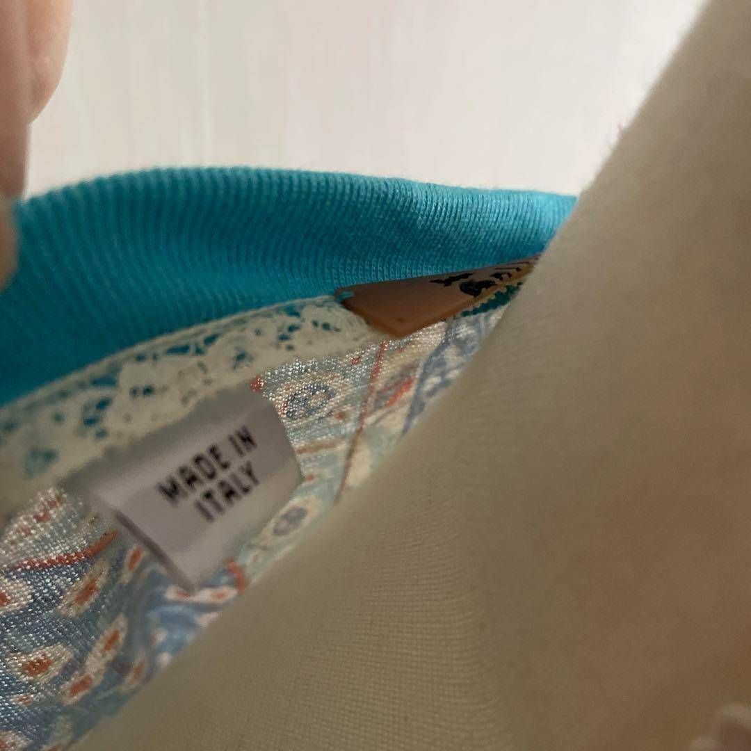 Z ジョンガリアーノ John galliano Y2K T シャツ 花柄 リネン 麻 LINEN