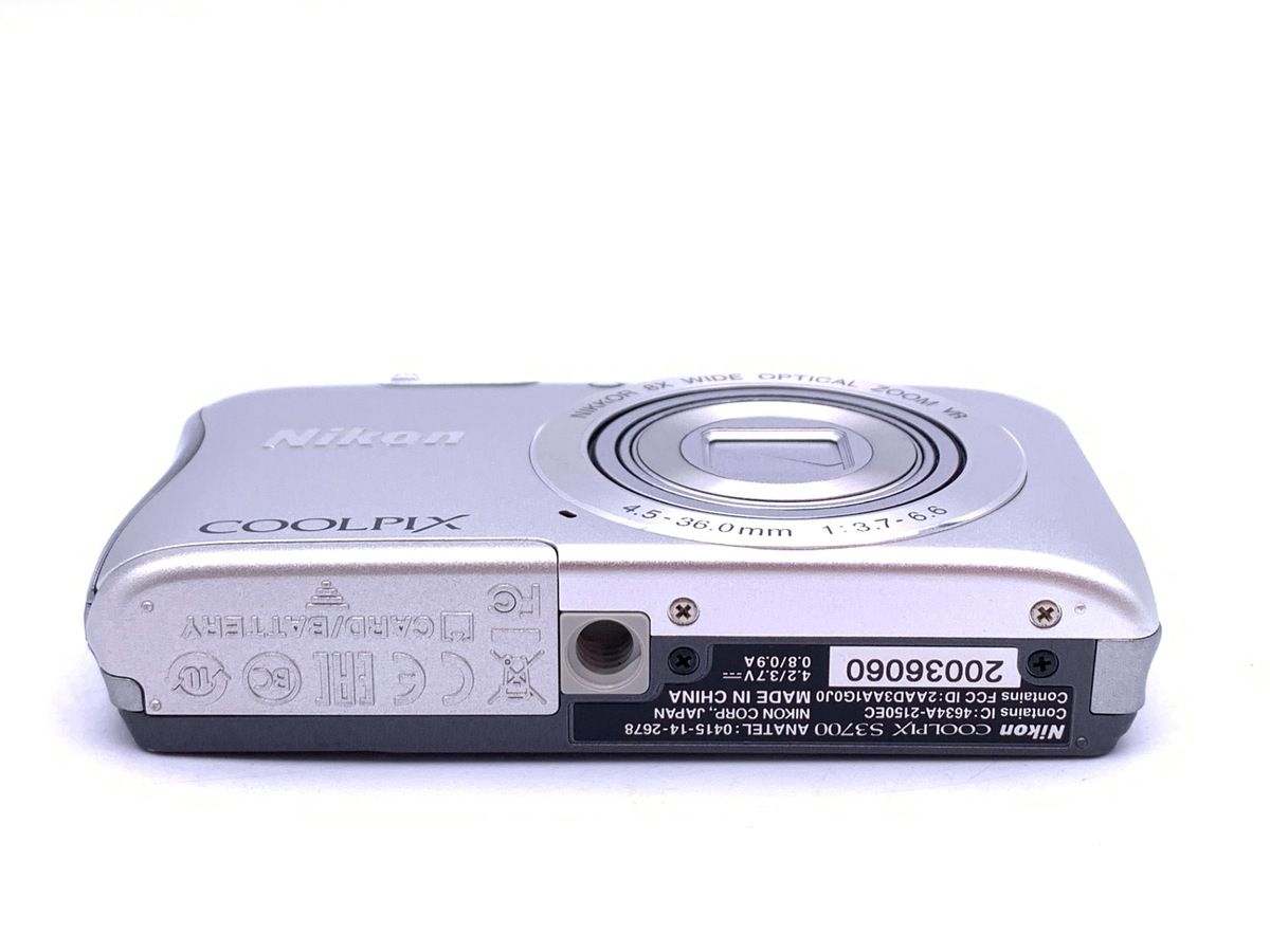 中古】 【良品】 ニコン COOLPIX S3700SL シルバー - メルカリ