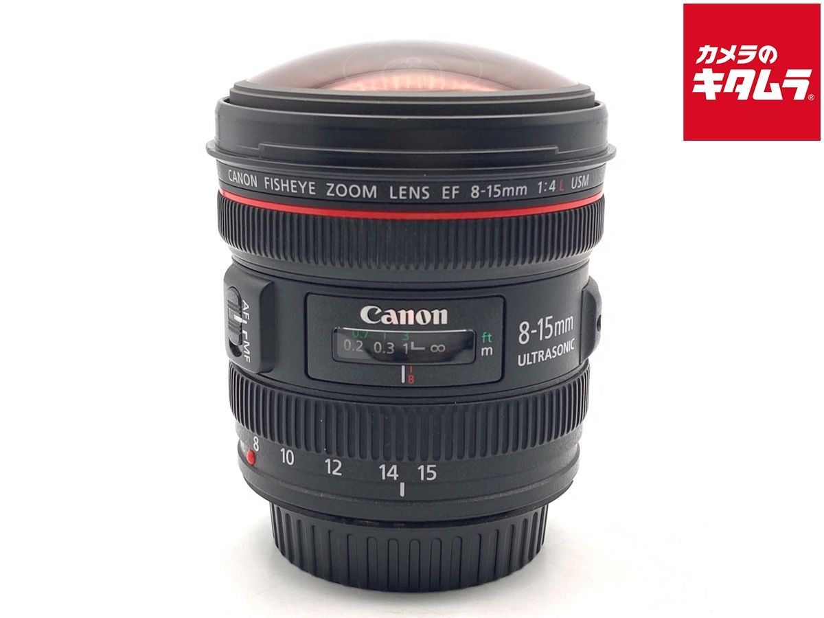 【中古】 【美品】 キヤノン EF8-15mm F4L フィッシュアイ USM