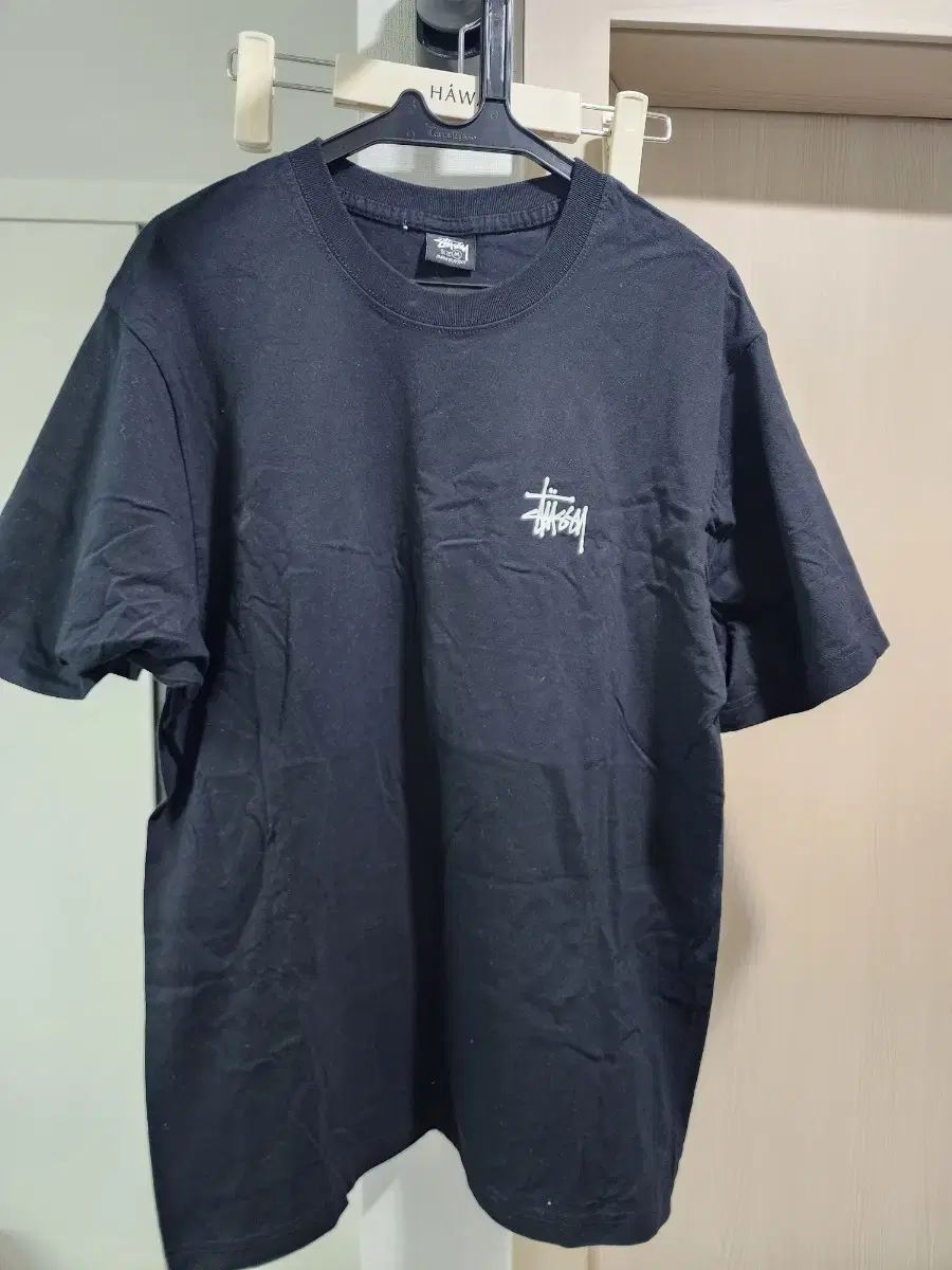 STUSSY ブラック 半袖 Tシャツ ロゴ プリンティング 新品