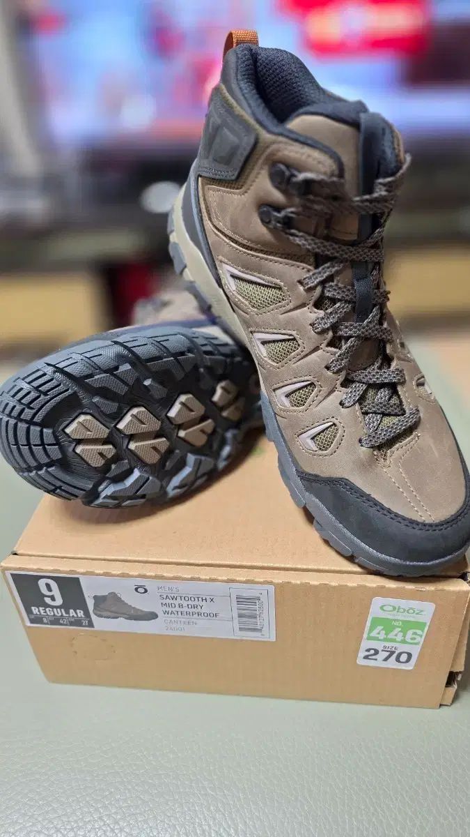 オブズ ソン투スX 防水登山靴 270