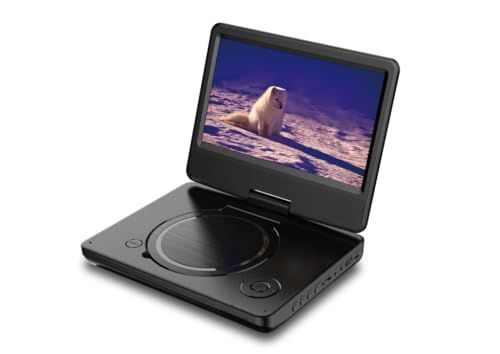 アグレクション 9インチポータブルDVDプレーヤー SU-PD09 充電バッテリー搭載 3電源対応 SD/USB再生対応 AV出力端子搭載 レジューム再生可能 首振り リモコン付 ブラック(沖縄・離島の方不可) 8d65db50