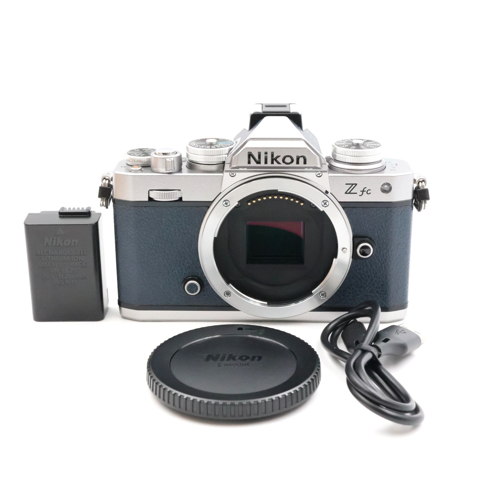 ■シャッター数6972枚！新品同様■ Nikon Z fc ボディ シルバー ミッドナイトグレー ミラーレス一眼 プレミアムエクステリア張替えモデル ニコン