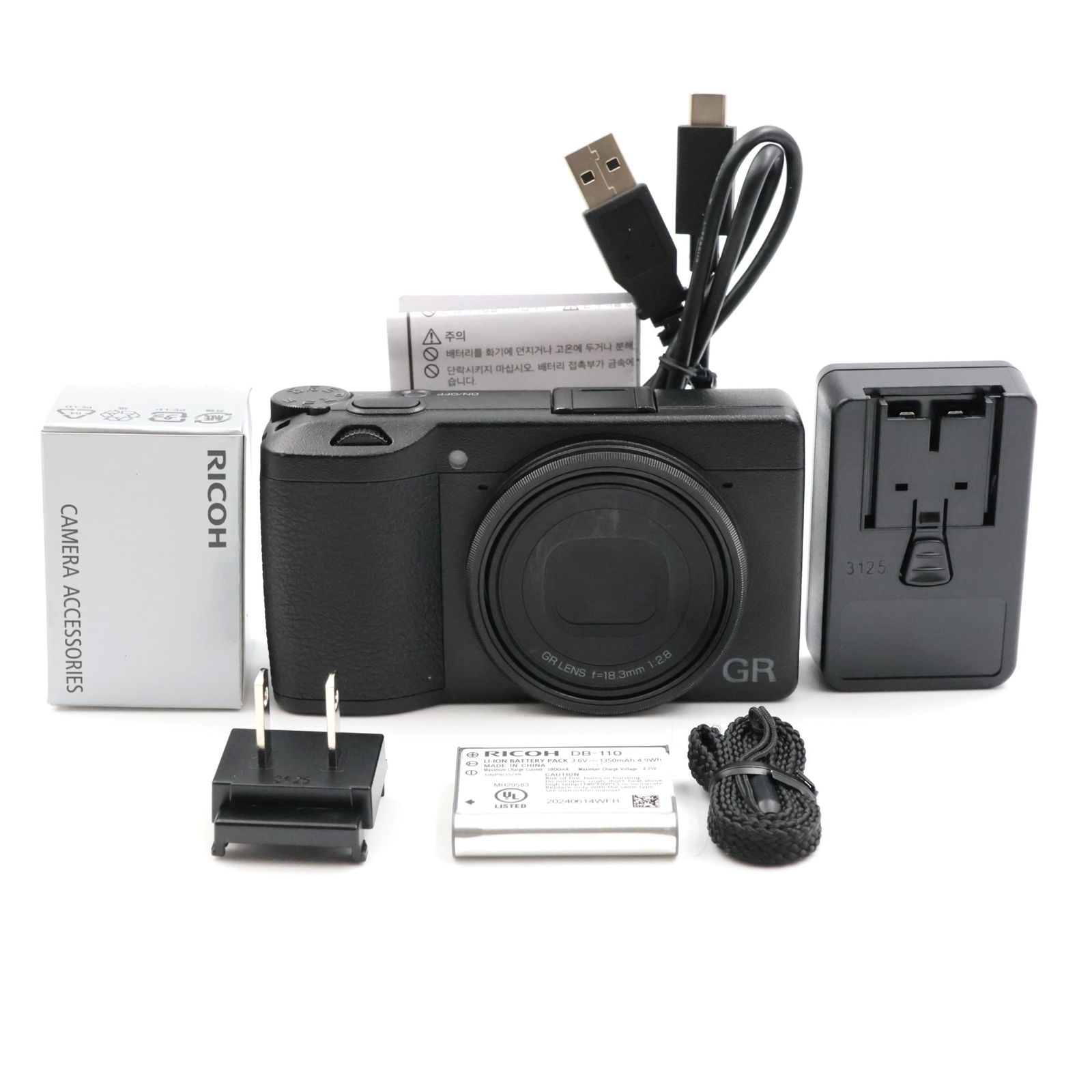■シャッター数1313枚！極上品■ RICOH GR III コンパクトデジタルカメラ GR3 リコー