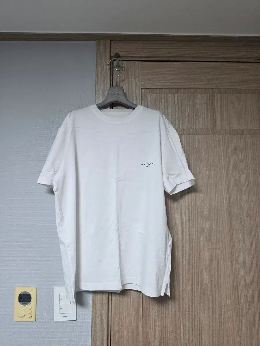 WOOYOUNGMI 白 半袖 Tシャツ