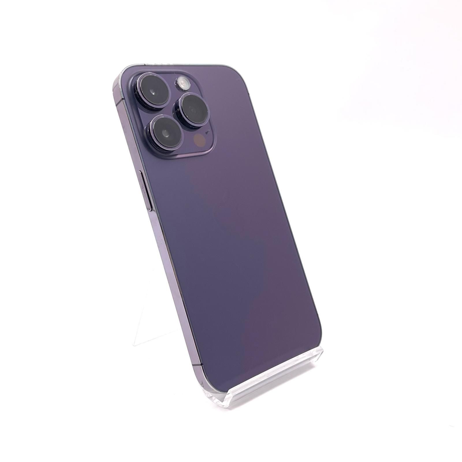 iPhone 14 Pro 128GB ディープパープル au 動作確認済 79%【全額返金保証】【最速発送】