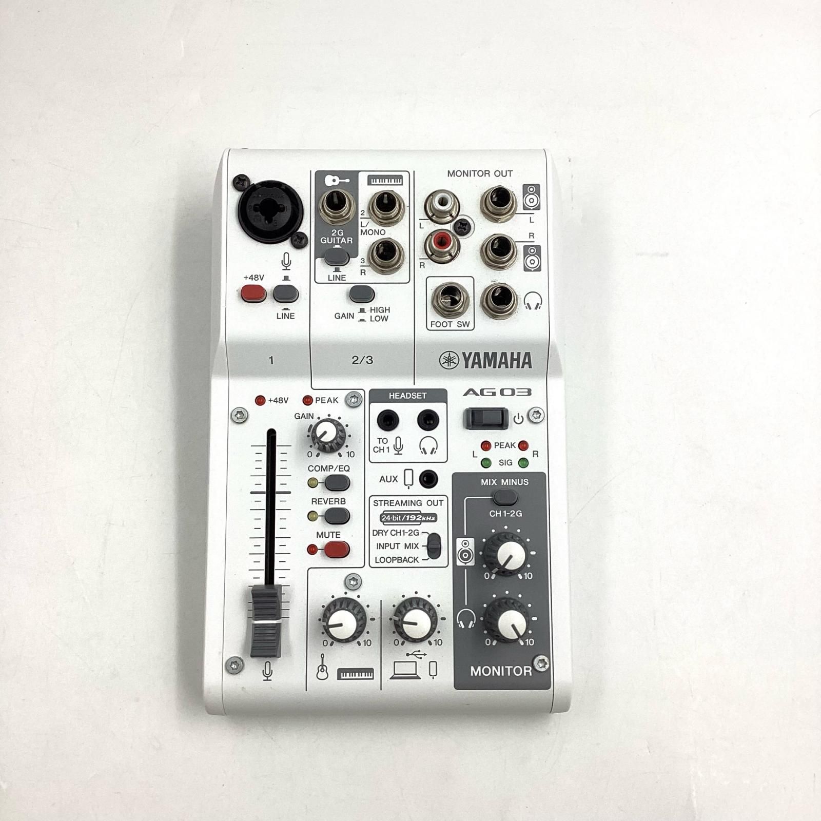 YAMAHA AG03 MK2 Live Streaming Pack【動作未確認】 - メルカリ