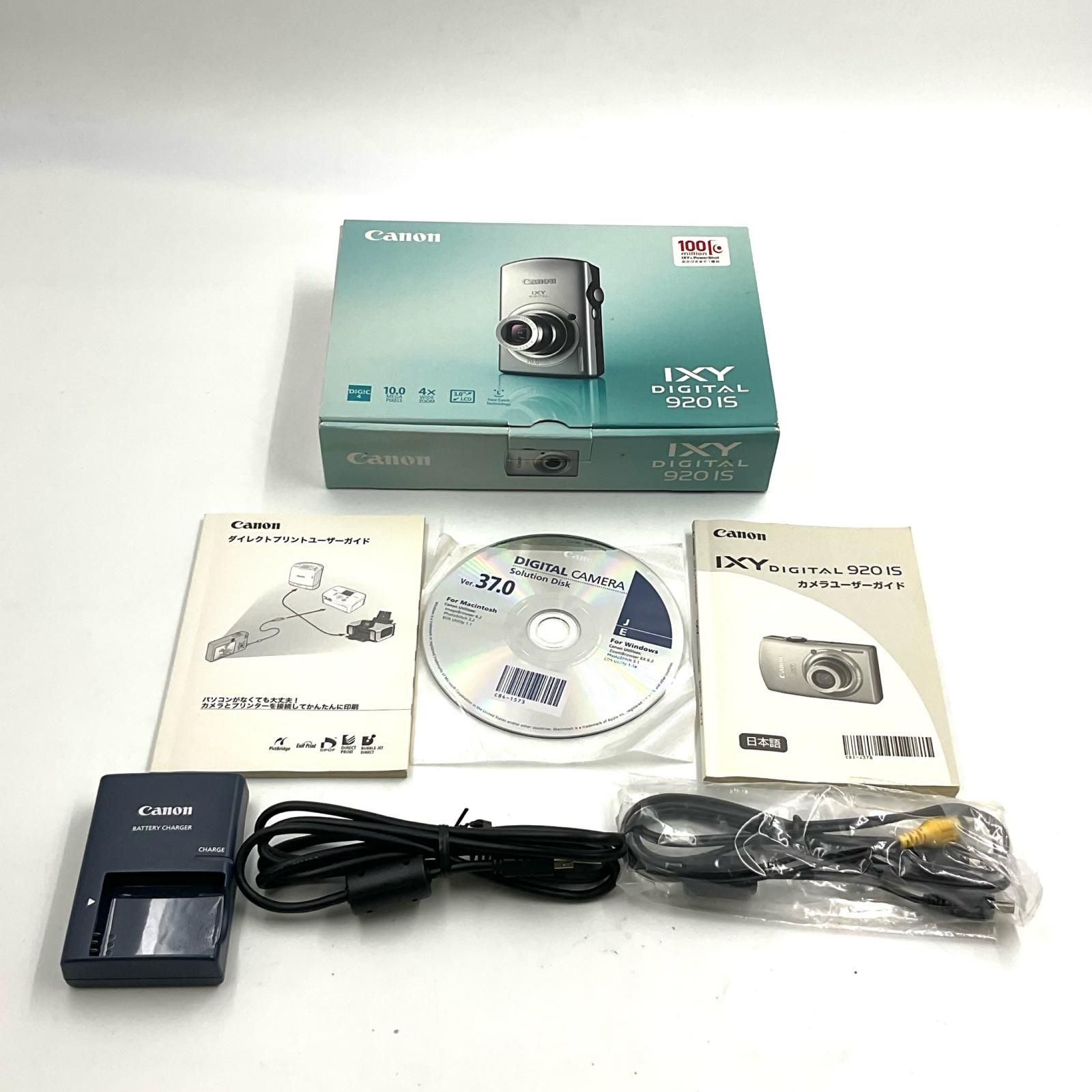 【全額返金保証】【最速発送】Canon コンパクトデジタルカメラ IXY DIGITAL 920 IS 動作確認済 全額返金保証】【最速発送】Canon コンパクトデジタルカメラ IXY