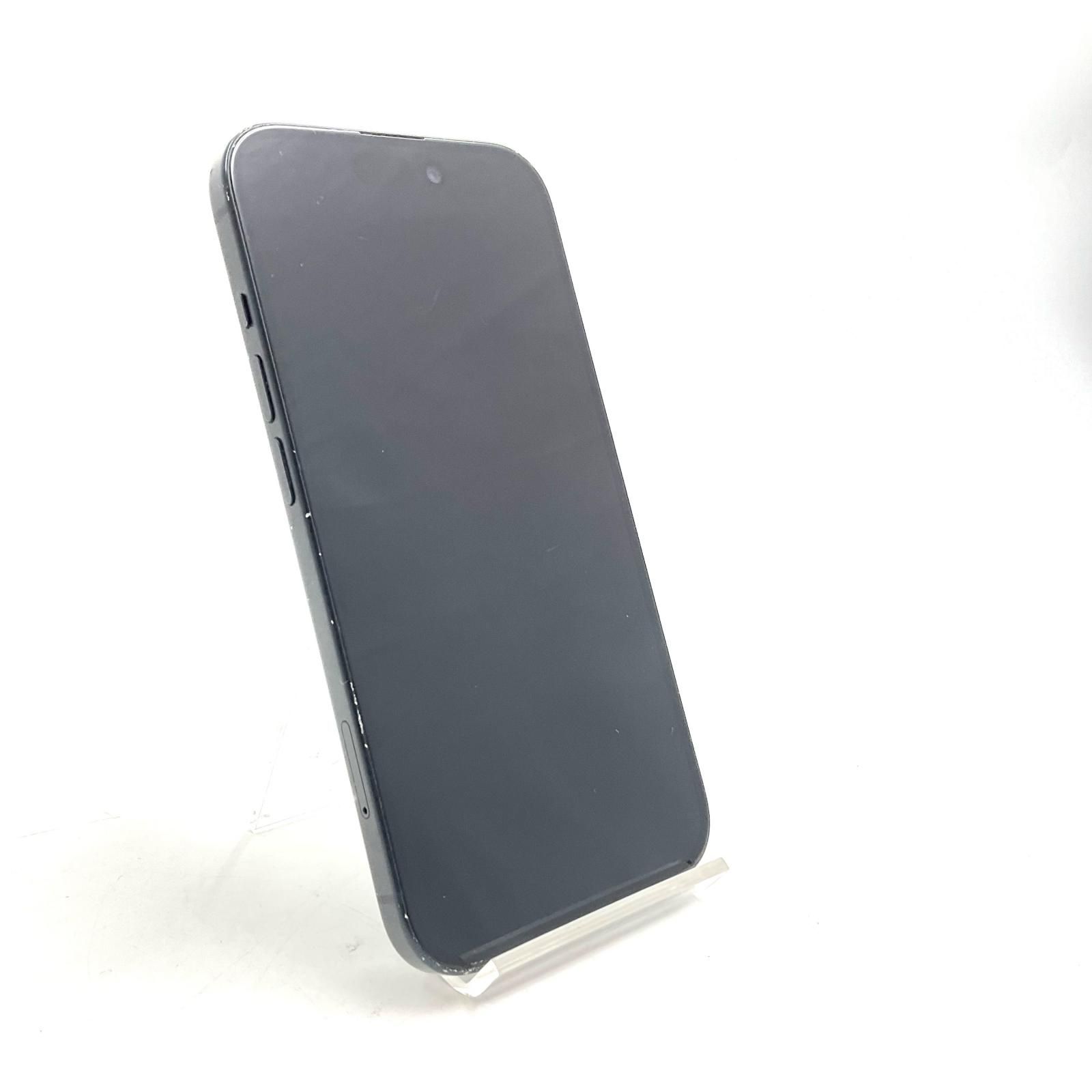 最速発送】 iPhone 15 256GB ブラック docomo SIMフリー 白ロム【難有