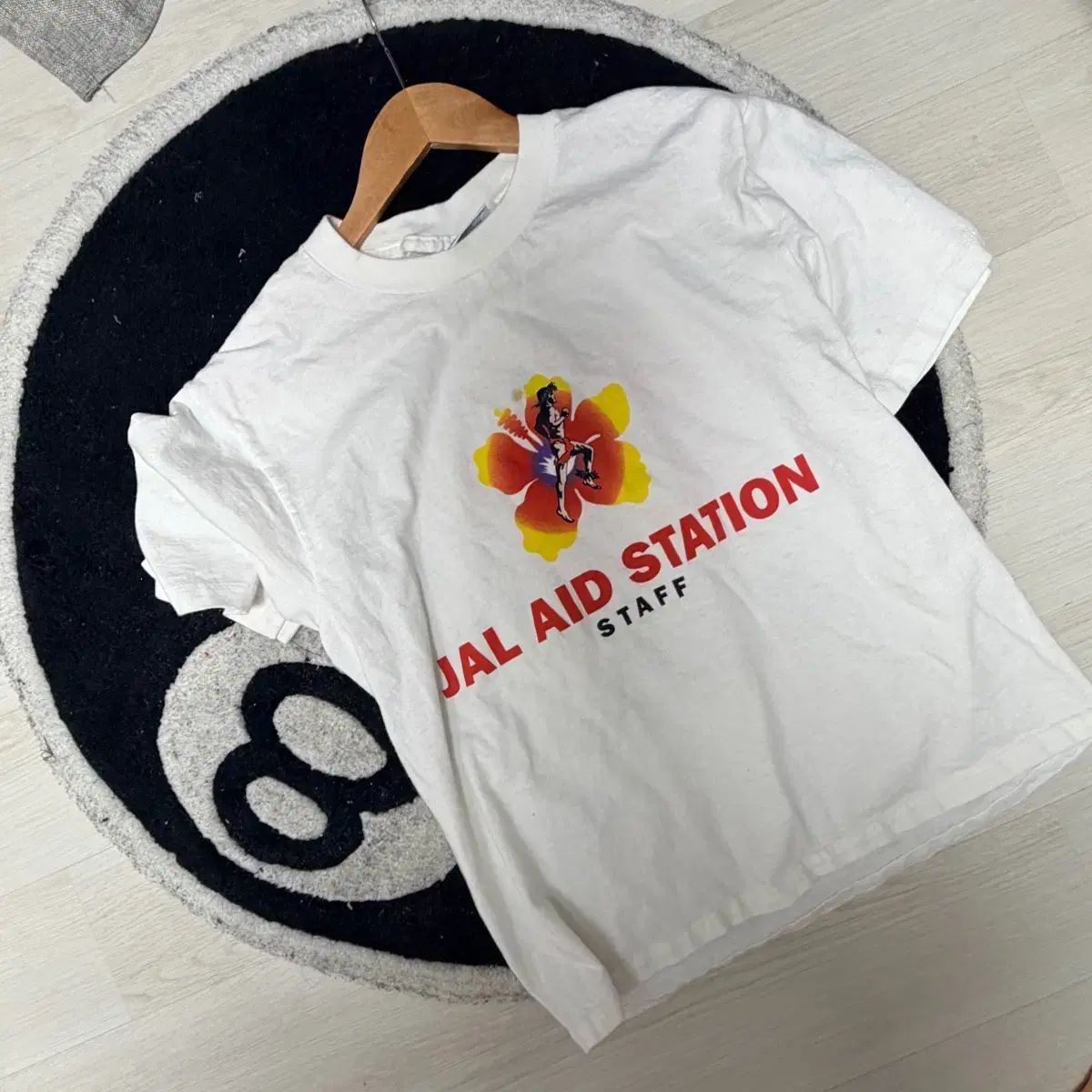 JAL AID STATION スタッフ 半袖 Tシャツ