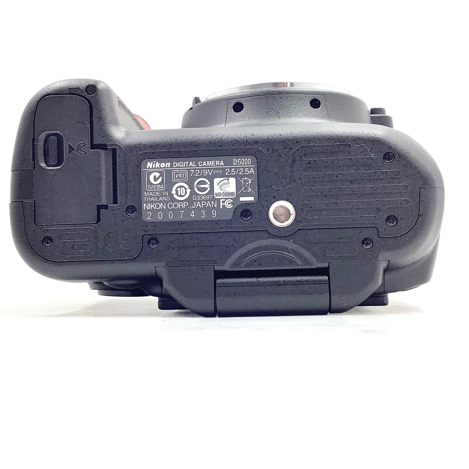 【全額返金保証】【最速発送】Nikon デジタル一眼 D5000 ブラック 美品 動作確認済 全額返金保証】【最速発送】Nikon デジタル一眼 D5000 ブラック 美品