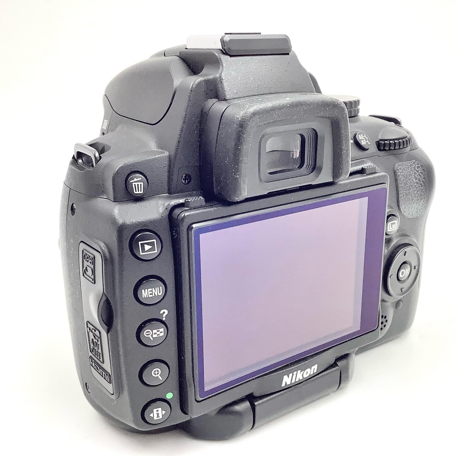 【全額返金保証】【最速発送】Nikon デジタル一眼 D5000 ブラック 美品 動作確認済 全額返金保証】【最速発送】Nikon デジタル一眼 D5000 ブラック 美品