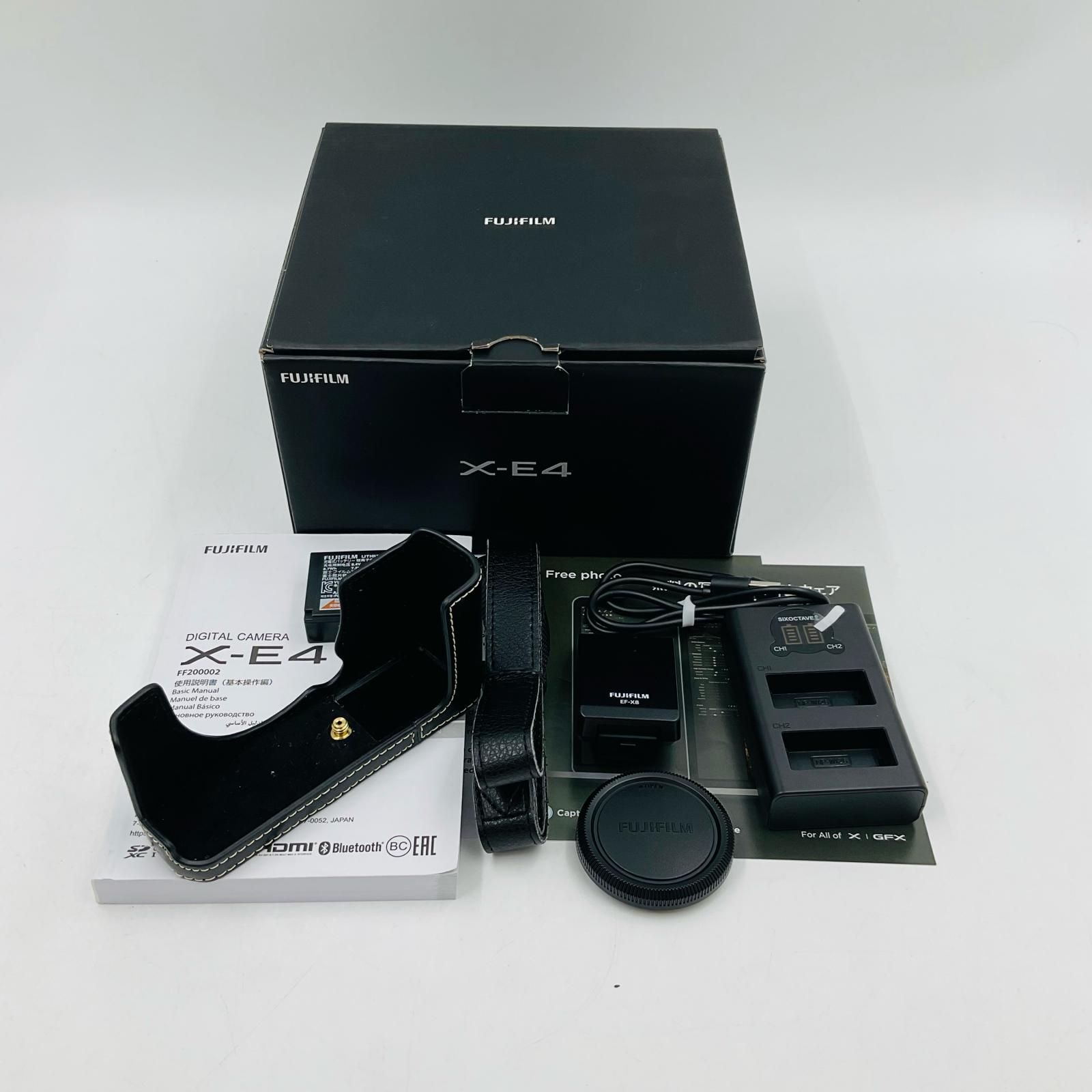 全額返金保証】【最速発送】FUJIFILM デジタル一眼 X-E4 ボディ
