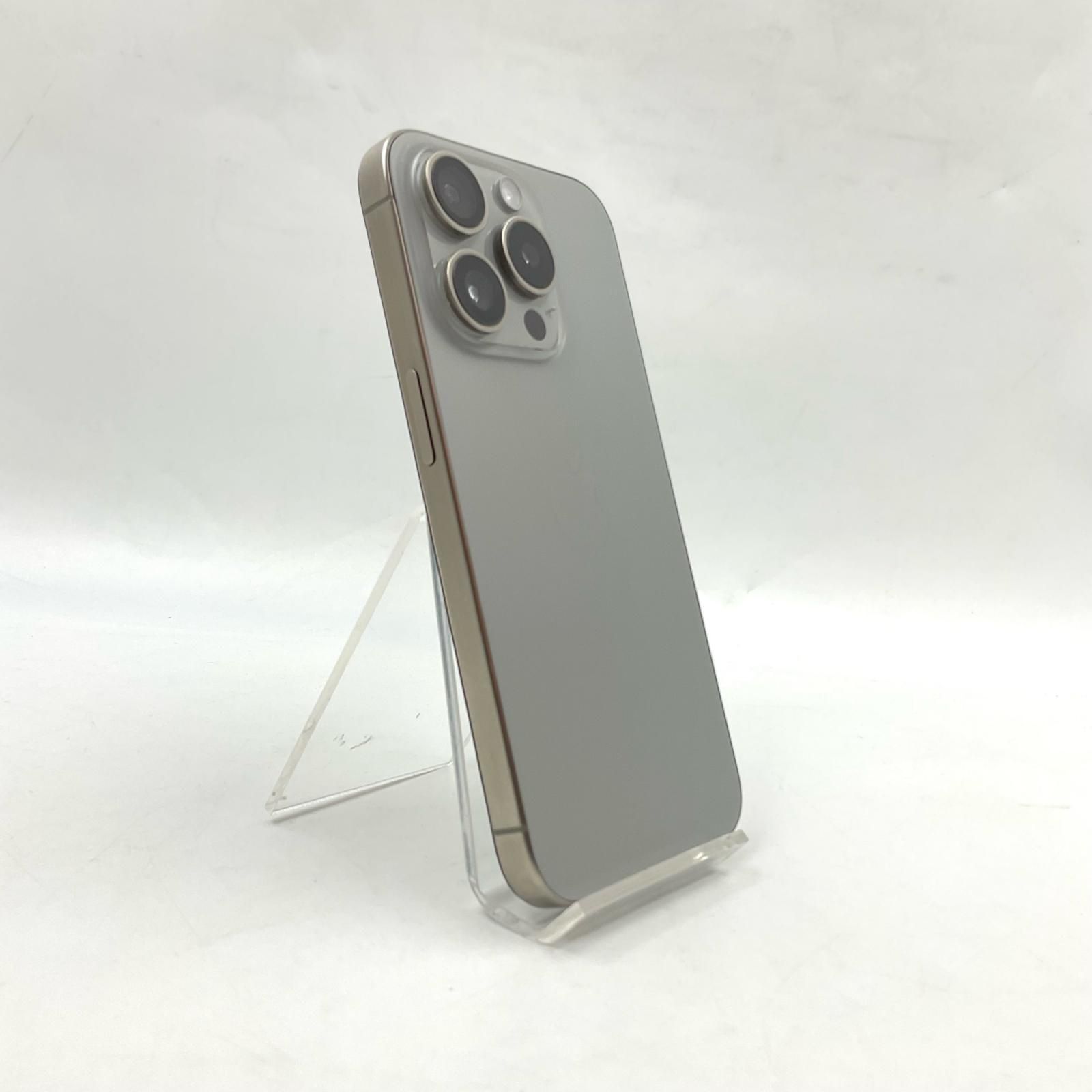 【最速発送】 iPhone 15 Pro 256GB Natural Titanium SIMフリー SIMフリー【難有】 100%