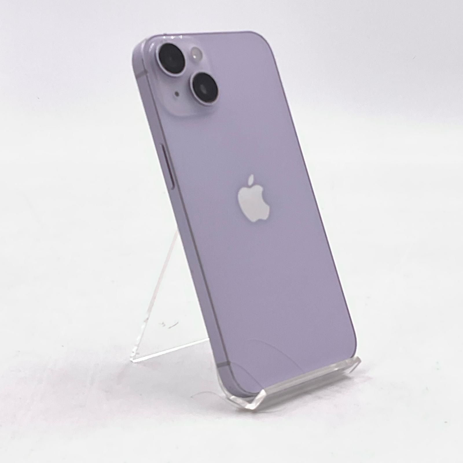 最速発送】 iPhone 14 128GB Purple SIMフリー SIMフリー 白ロム【難有 