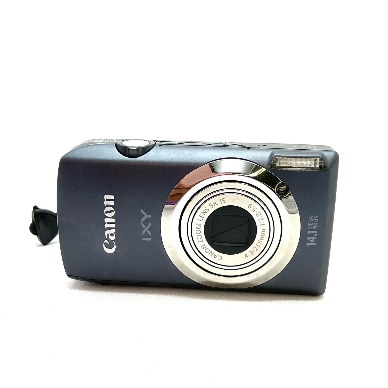 【全額返金保証】【最速発送】Canon コンパクトデジタルカメラ IXY 10S ブラック 美品 動作確認済