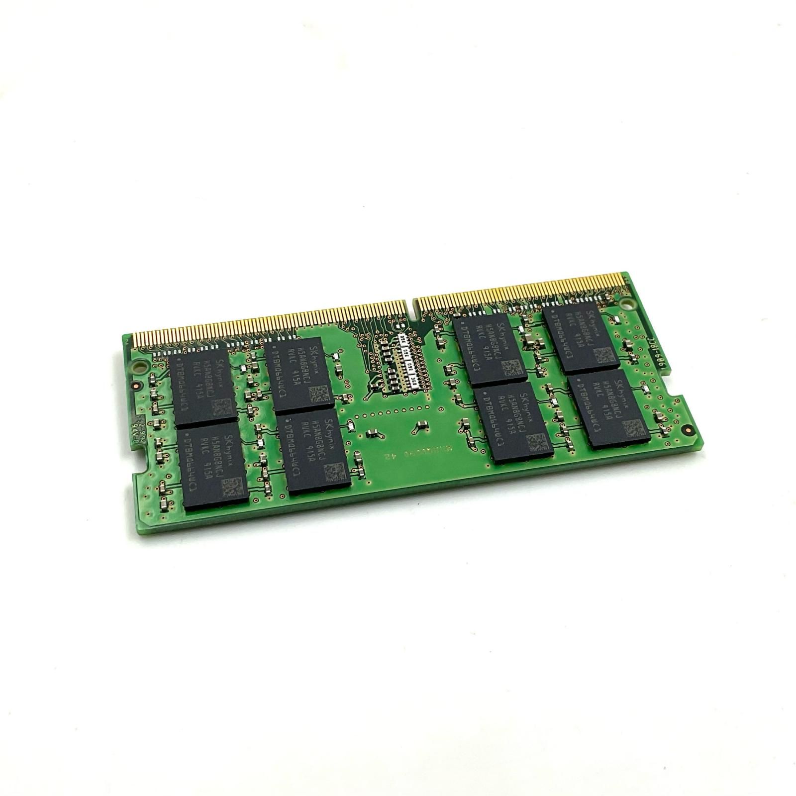 【全額返金保証】【最速発送】各種メーカー メモリ S.O.DIMM ノートPC DDR4-2666 PC4-21300 16GB 美品 動作確認済