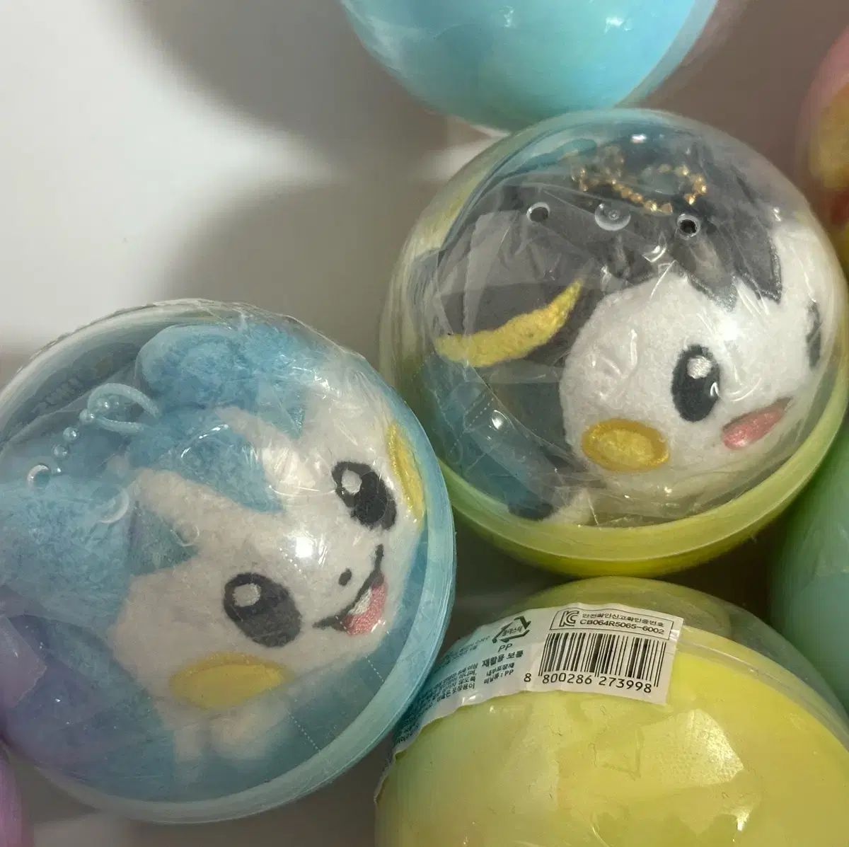 ポケットモンスター 찰싹マスコット パチリス+エモンガ キーホルダー ぬいぐるみ まとめ