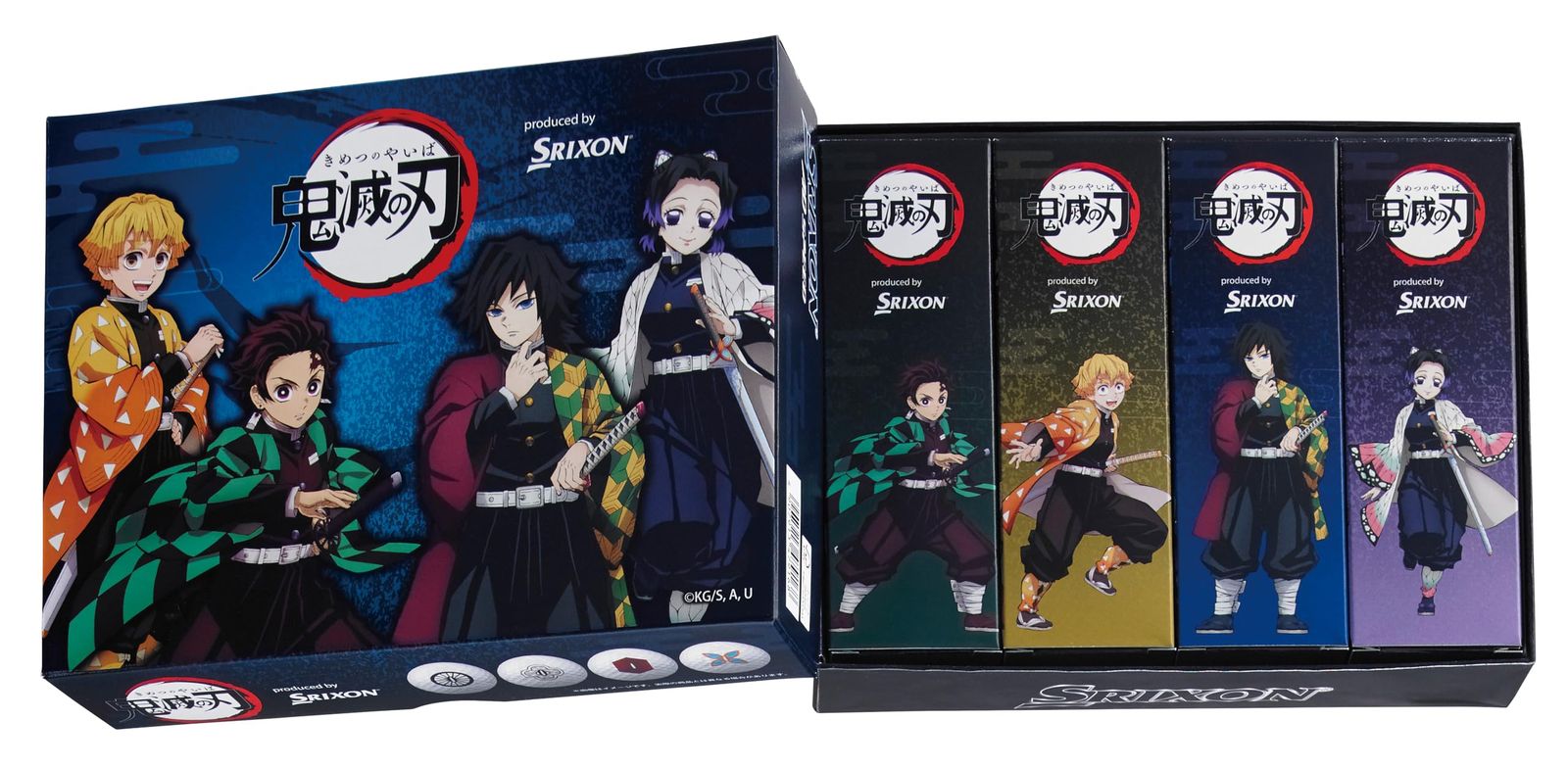 ダンロップゴルフボール SRIXON AD SPEED3 鬼滅の刃キャラクターボール