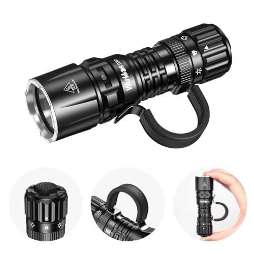 ☆新品☆Wurkkos TD07 の戦術的な懐中電燈、USB-C の再充電可能な懐中電燈、1300 高い内腔の EDC の懐中電燈、ターボ/ストロボの瞬間的な、IP68 防水、6 つの照明モード、緊急キャンプのための抜け目がないライト 92bfc149