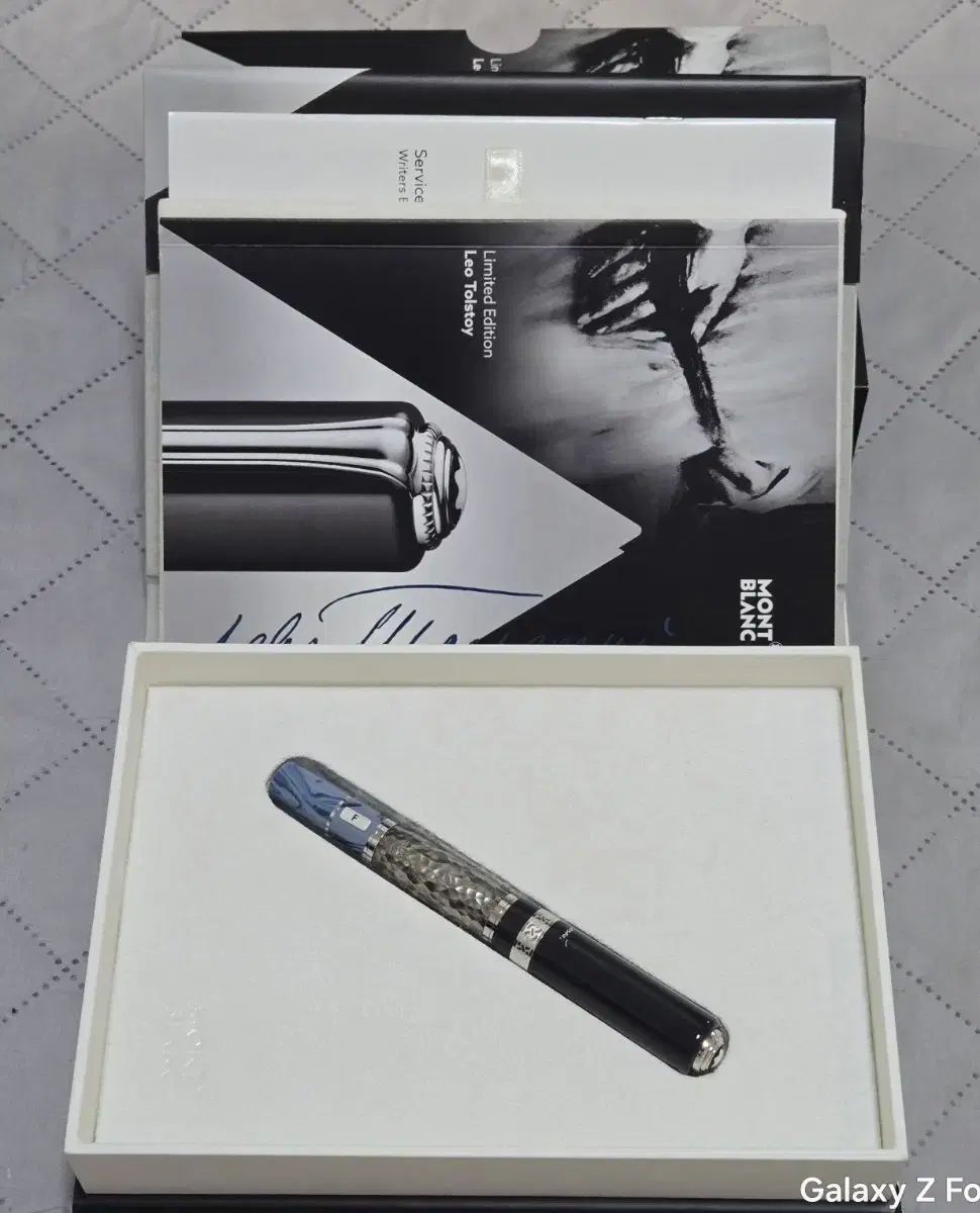 MONT BLANC モンブラン 万年筆 トルストイ Fニブ (韓国国内保証書 新品 230万ウォン)