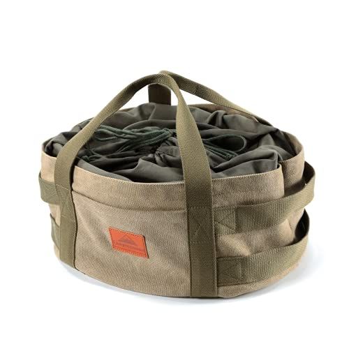 キャンピングムーン(CAMPING MOON) 極厚帆布 フリーバッグ L ダッチオーブン ケース 12インチ キャンプ アウトドア 収納バッグ DO-32-BK(沖縄・離島の方発送不可)) 57ba7b3e