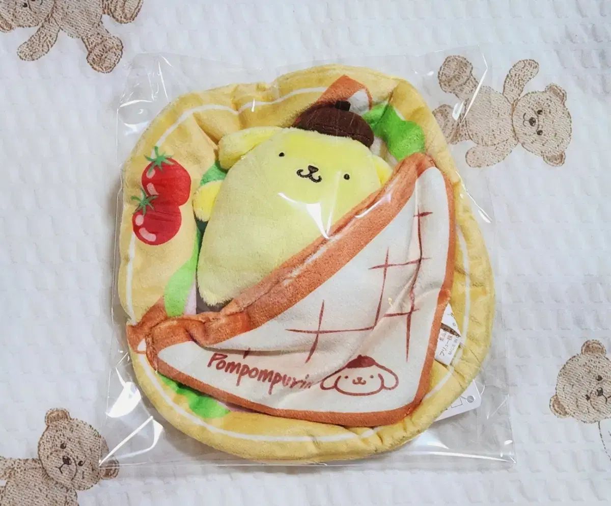 サンリオ たべもの 食事用布団 サンドウィッチ ポムポムプリン マスコット 出品