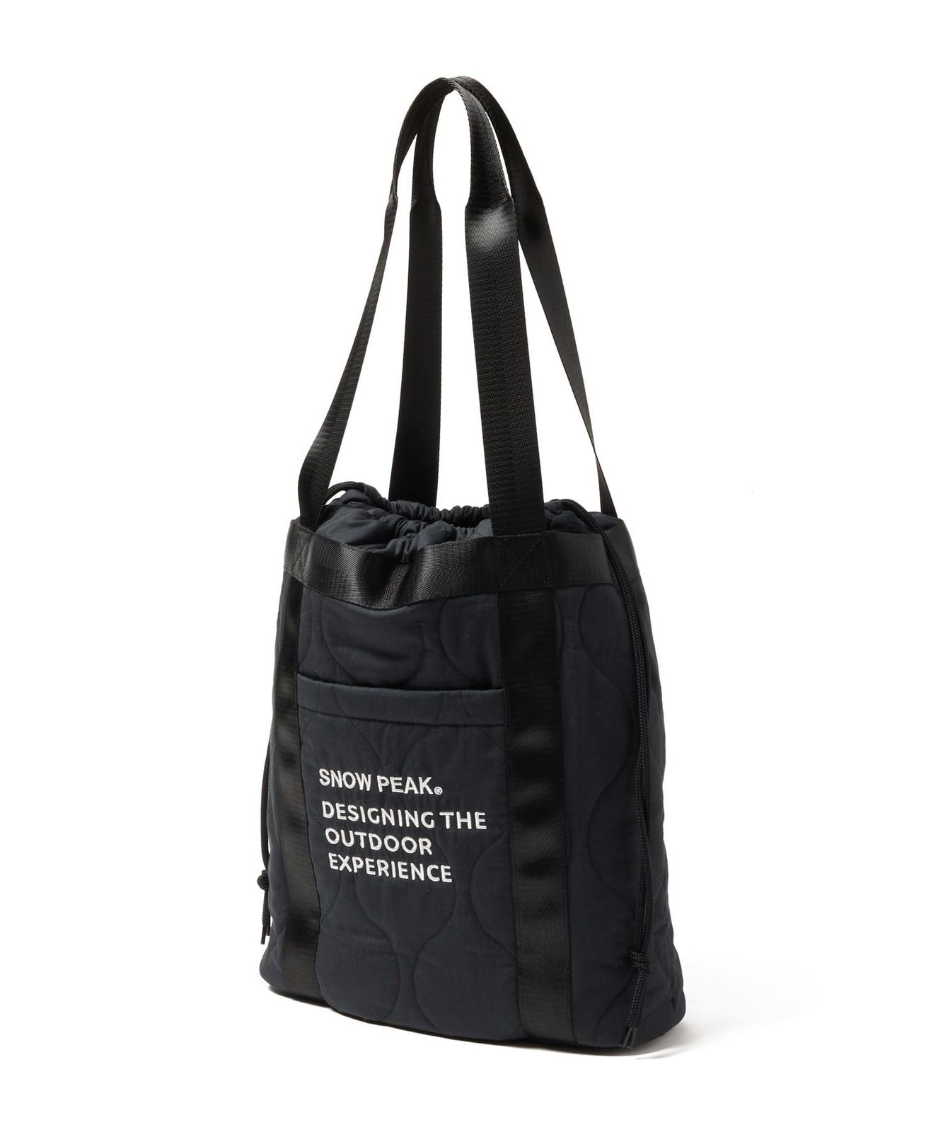 新品 スノーピーク(snow peak)Quilted Ripstop Tote AC-25AU013 トートバッグ 手提げバッグ バッグ メンズ レディース BLACK One 14,818円