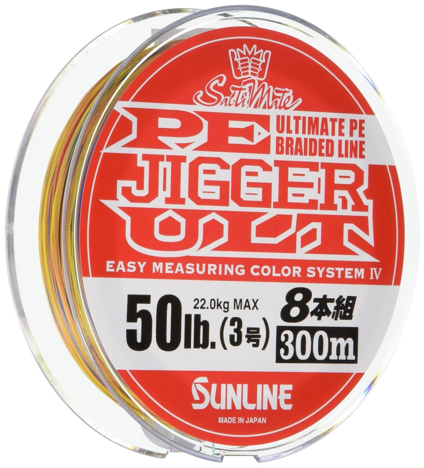新品 サンライン(SUNLINE) PEライン ソルティメイト ジガー ULT 8本組 300m 3号 50lb