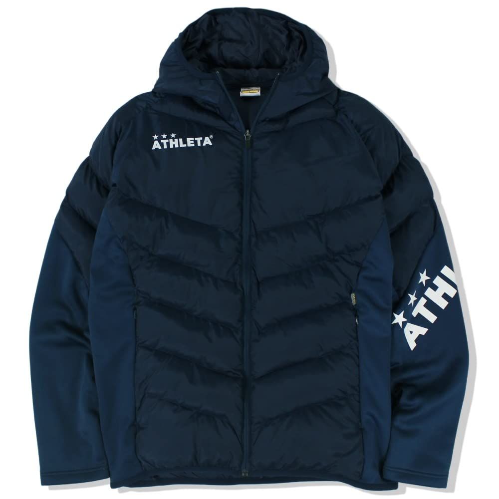 新品 ATHLETA アスレタ 中綿ウォームジャケット S NVY