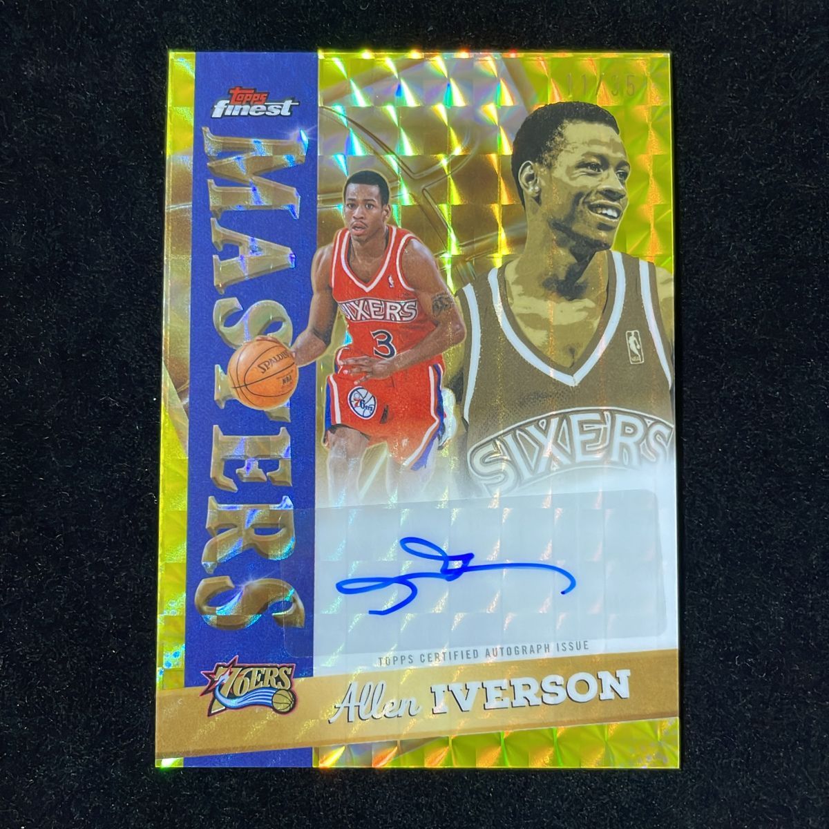 35枚限定】Allen Iverson アレン・アイバーソン Topps Finest Masters